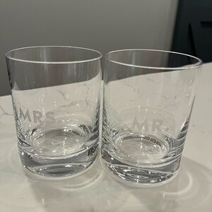 Kate Spade Lenox Mr. and Mrs.
Double Old-Fashioned Glasses